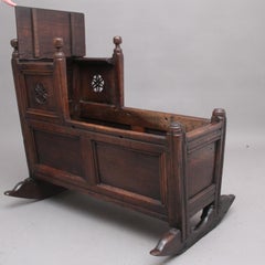 17th Century Oak Cradle