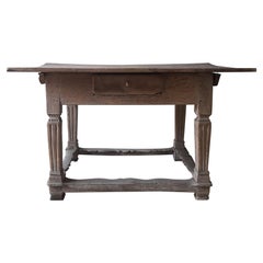 17th Century Oak Dutch Pay Table