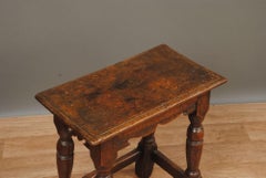 17th Century Oak Joint Stool