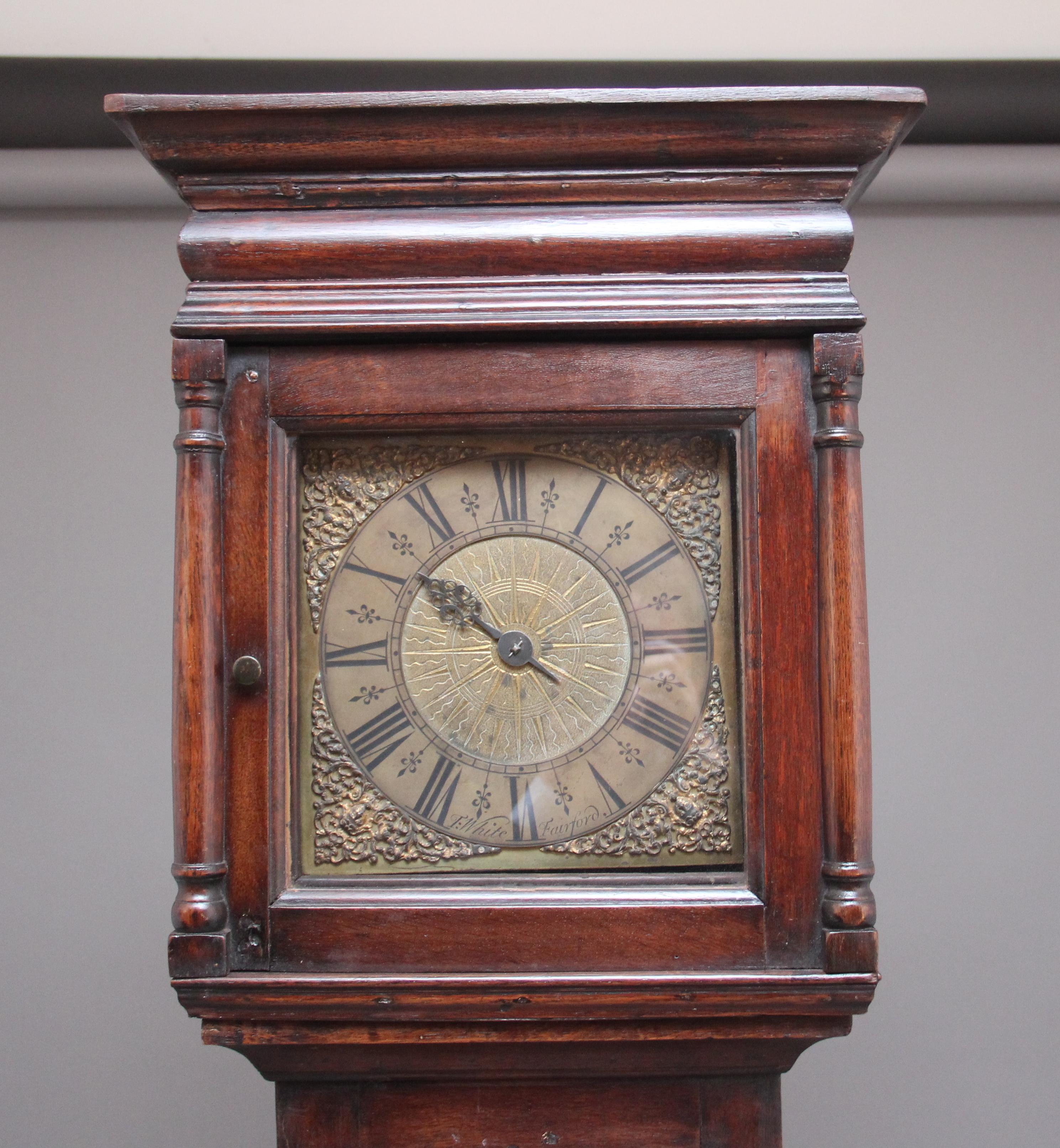 17th century grandfather clock