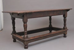17th Century oak refectory table