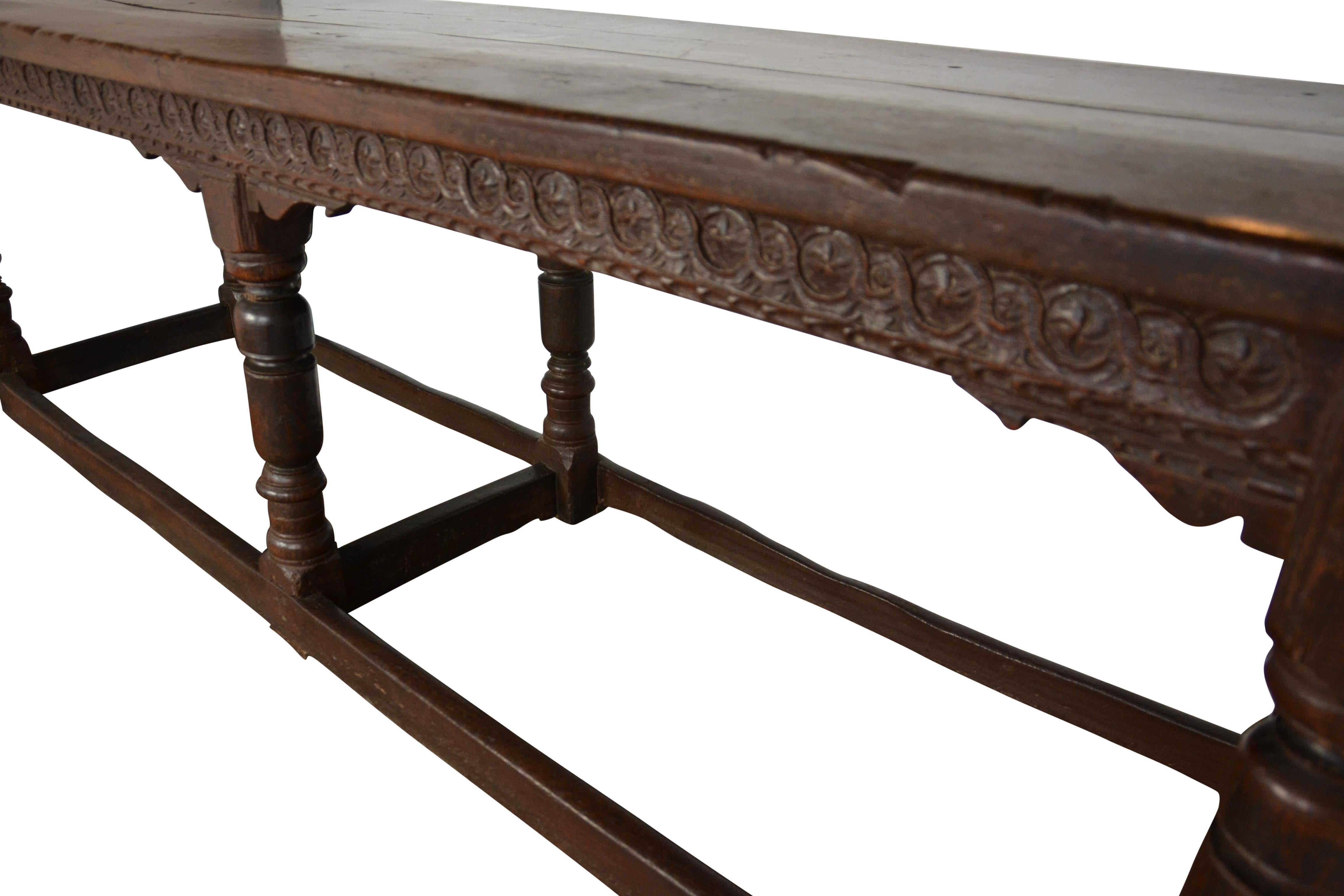 18th Century and Earlier 17th Century Oak Refectory Table