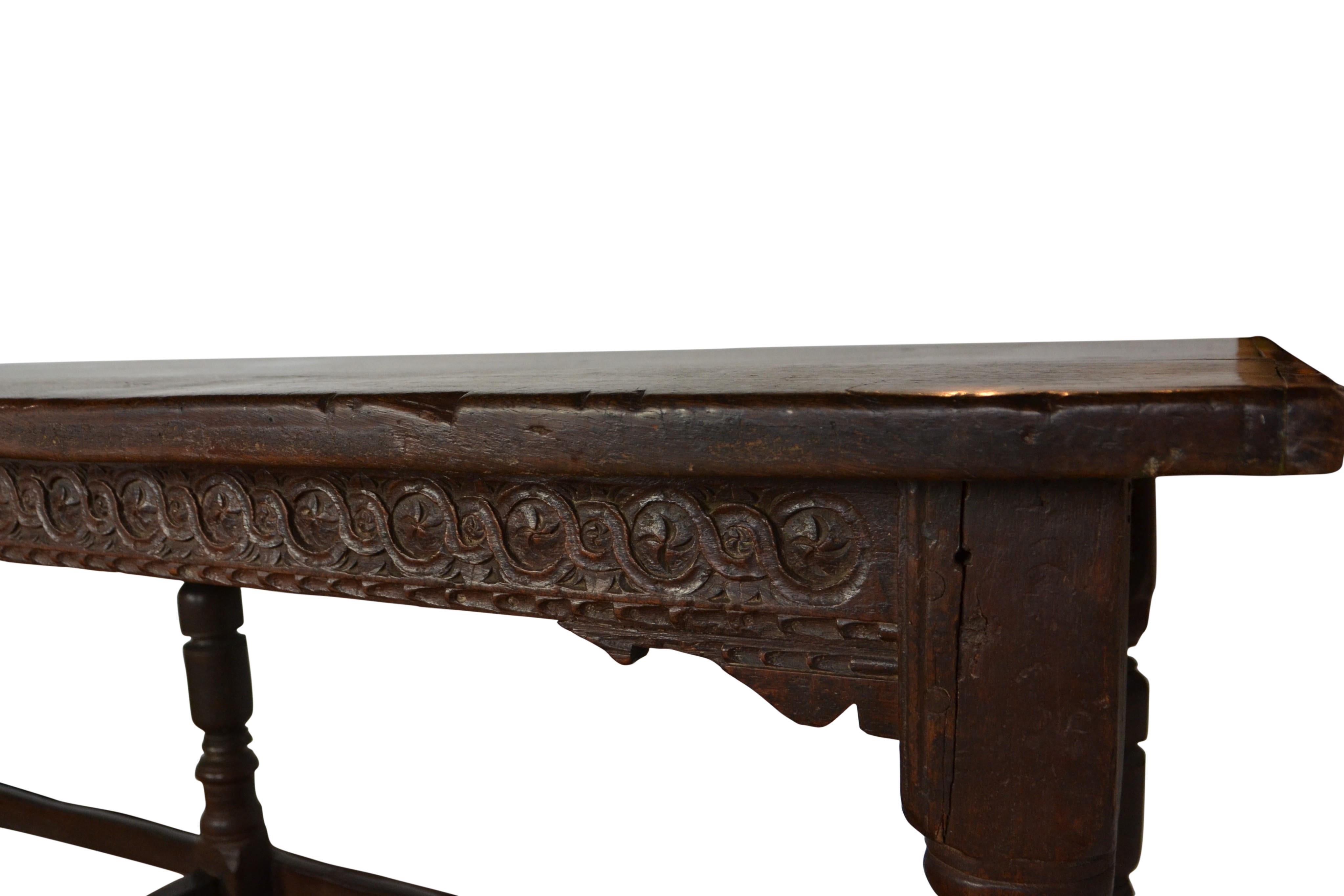 Wood 17th Century Oak Refectory Table