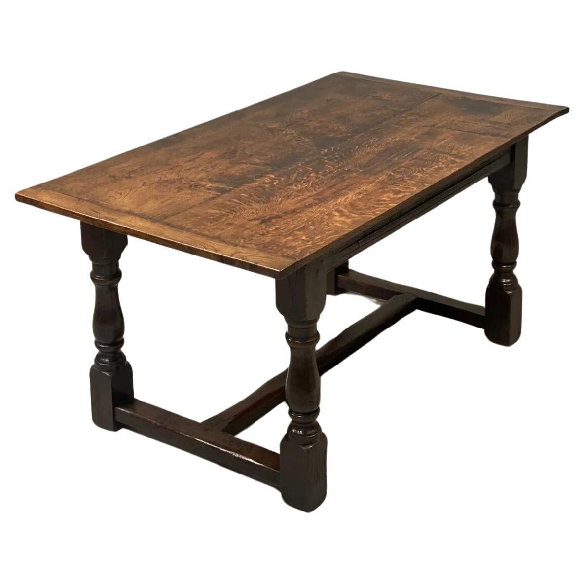 Table de réfectoire en Oak du 17e siècle