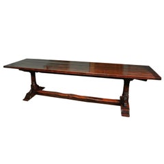 17th Century Oak Refectory Table Seating 10-12