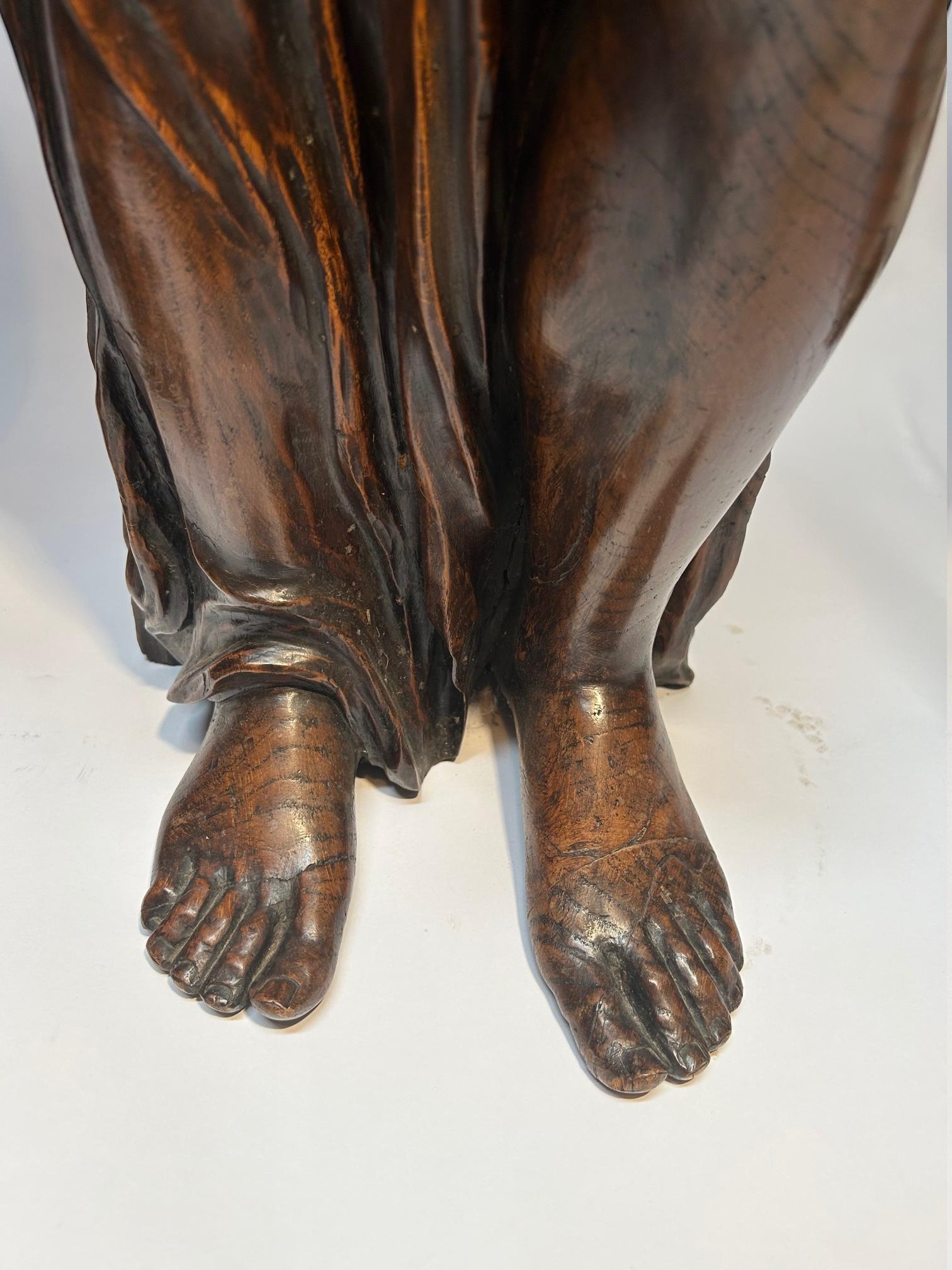Fino al XVIII secolo Sculture in Oak del 17° secolo Cariatidi in vendita