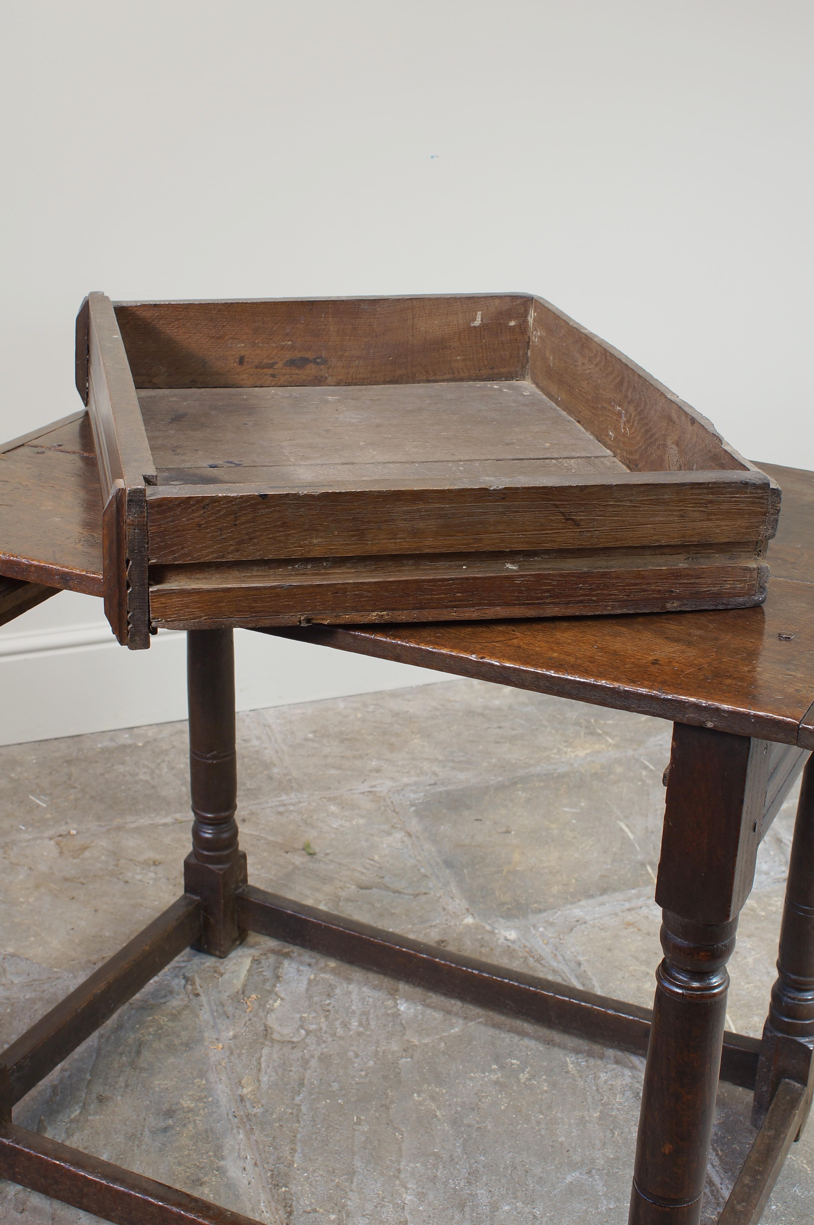 17th Century Oak Side/ Centre Table. For Sale 8