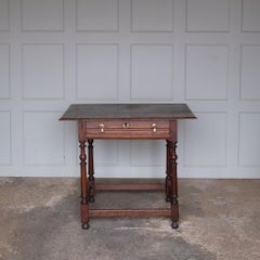 17th Century Oak Side Table