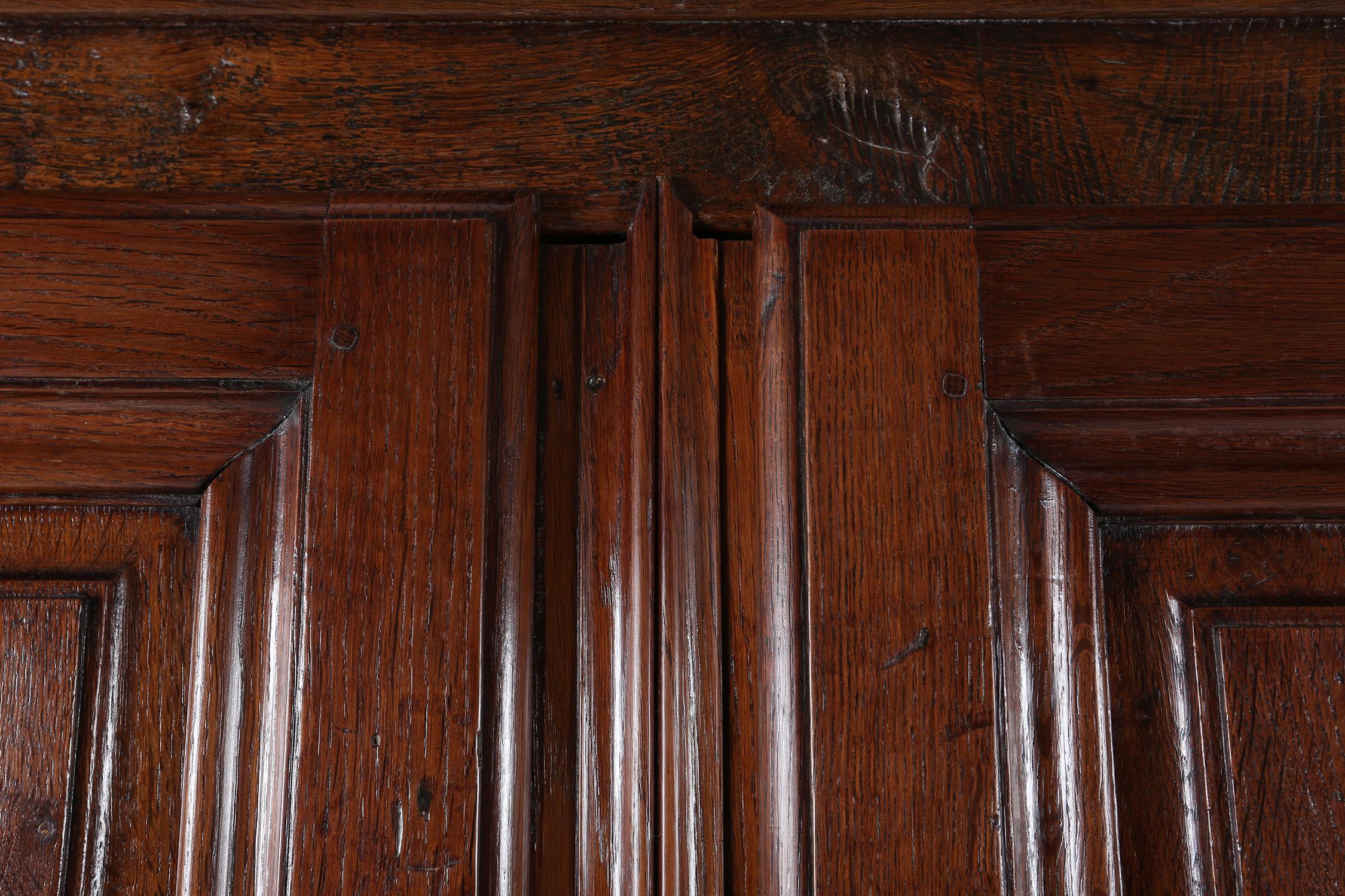 17th Century Oak Wardrobe 4