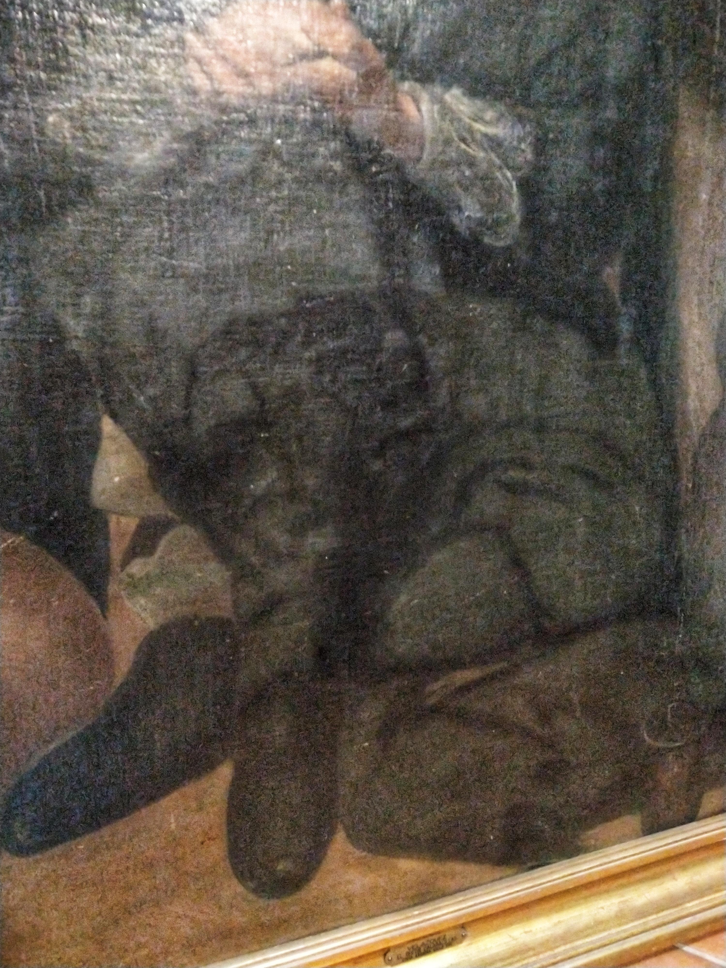 17th Century Oil on Canvas Period Copy of Velazquez 