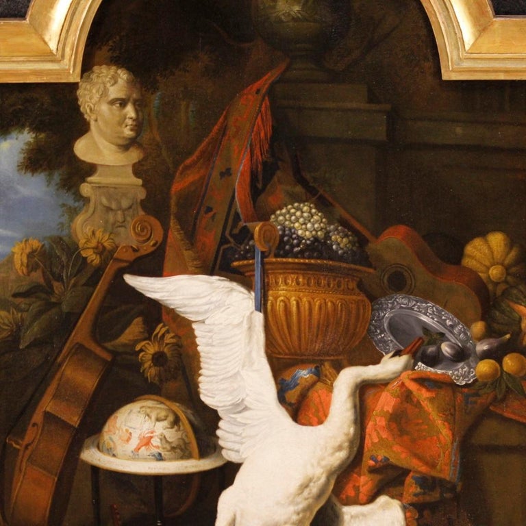 17th Century Oil on Canvas Flemish Still Life Painting, 1660 at 1stDibs