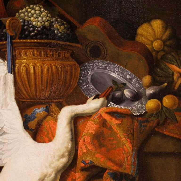 17th Century Oil on Canvas Flemish Still Life Painting, 1660 at 1stDibs