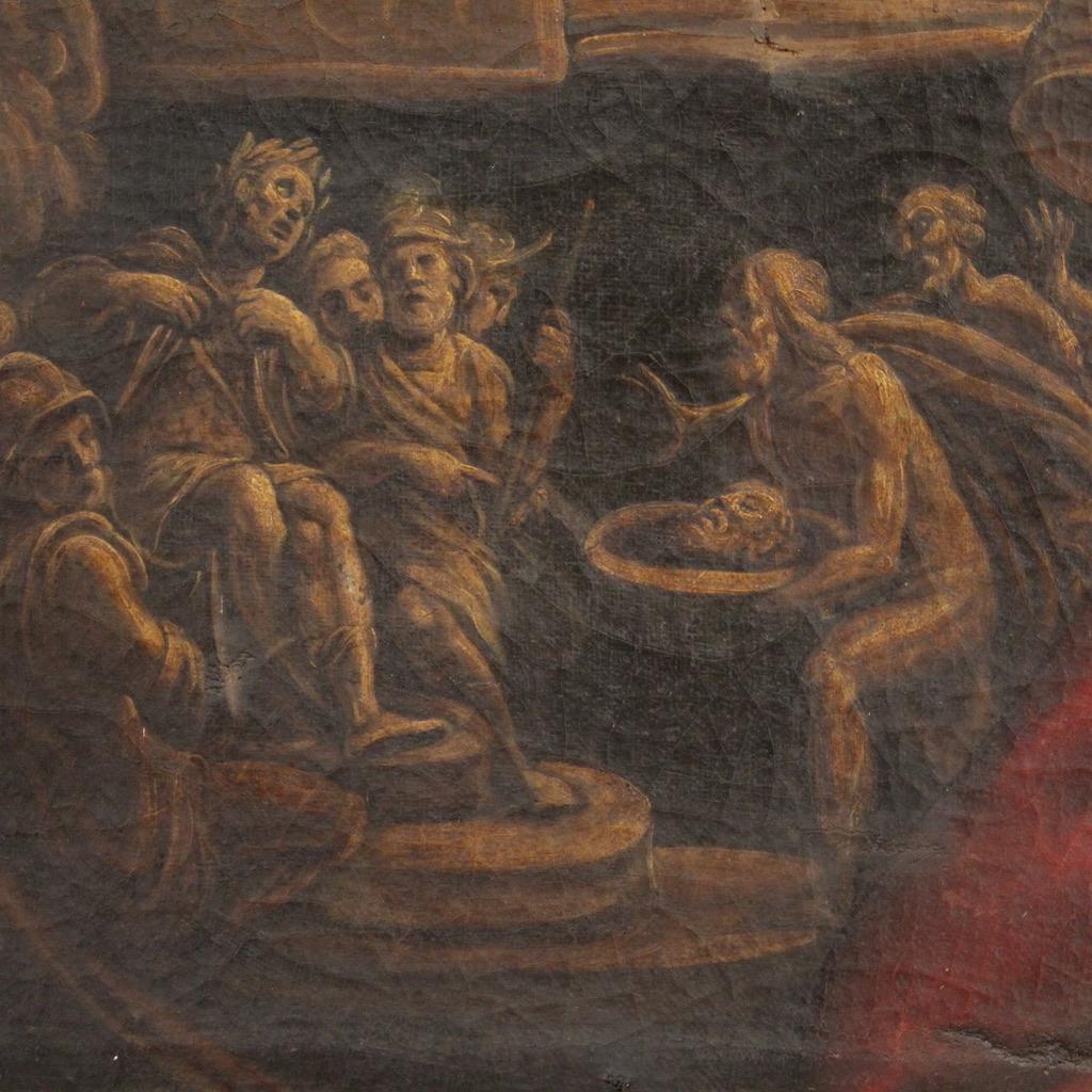 siglo XVII Óleo sobre Lienzo Pintura Antigua Italiana Retrato Julio César, 1680 4