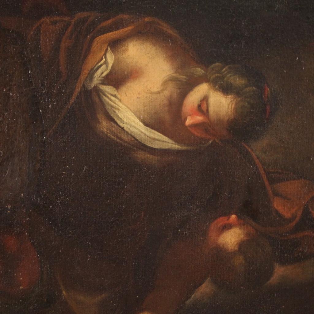 17. Jahrhundert Öl auf Leinwand Italienisch Antike Malerei Massaker an Unschuldigen, 1640 im Angebot 1