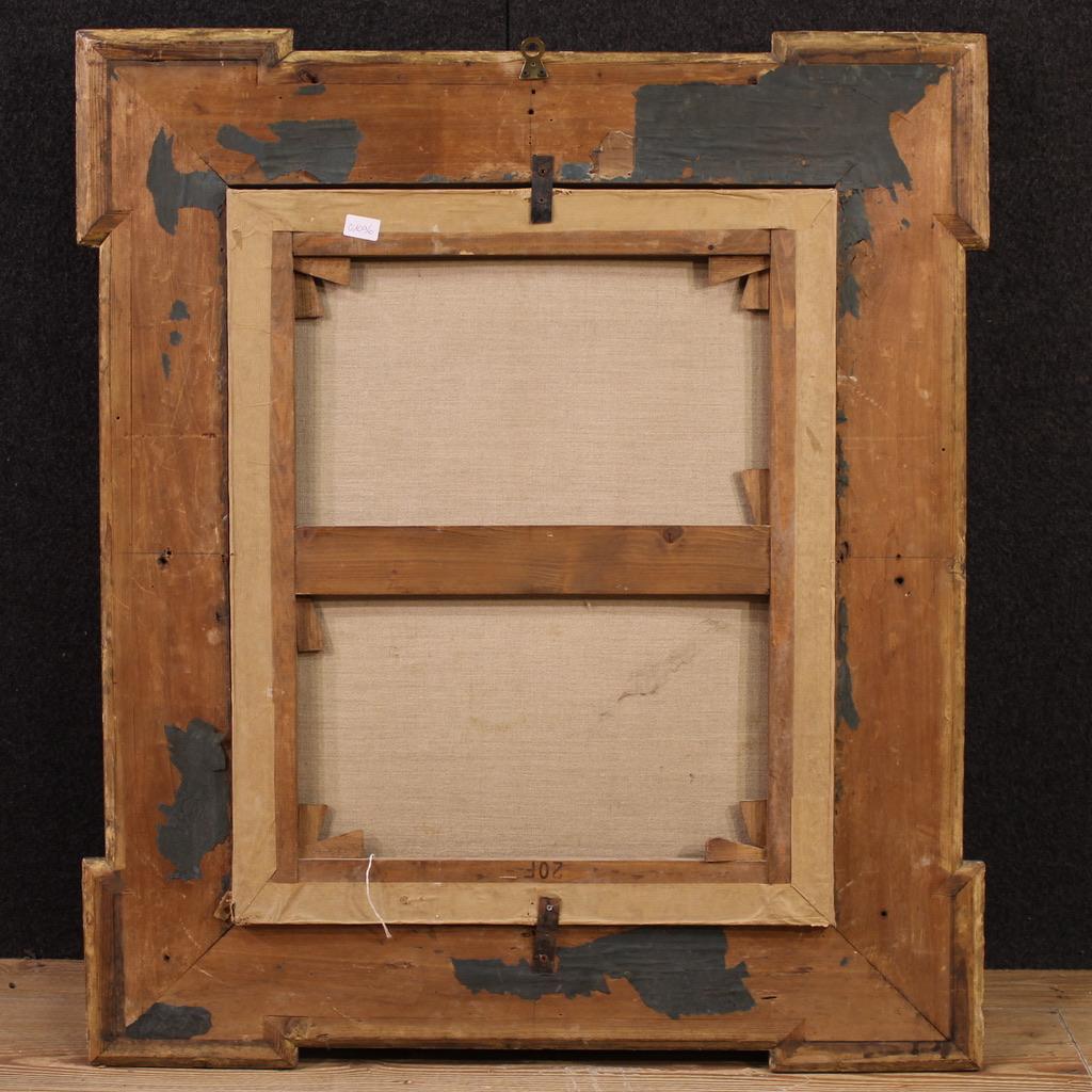 17. Jahrhundert Öl auf Leinwand italienische antike religiöse Malerei Jungfrau der Schmerzen im Angebot 4