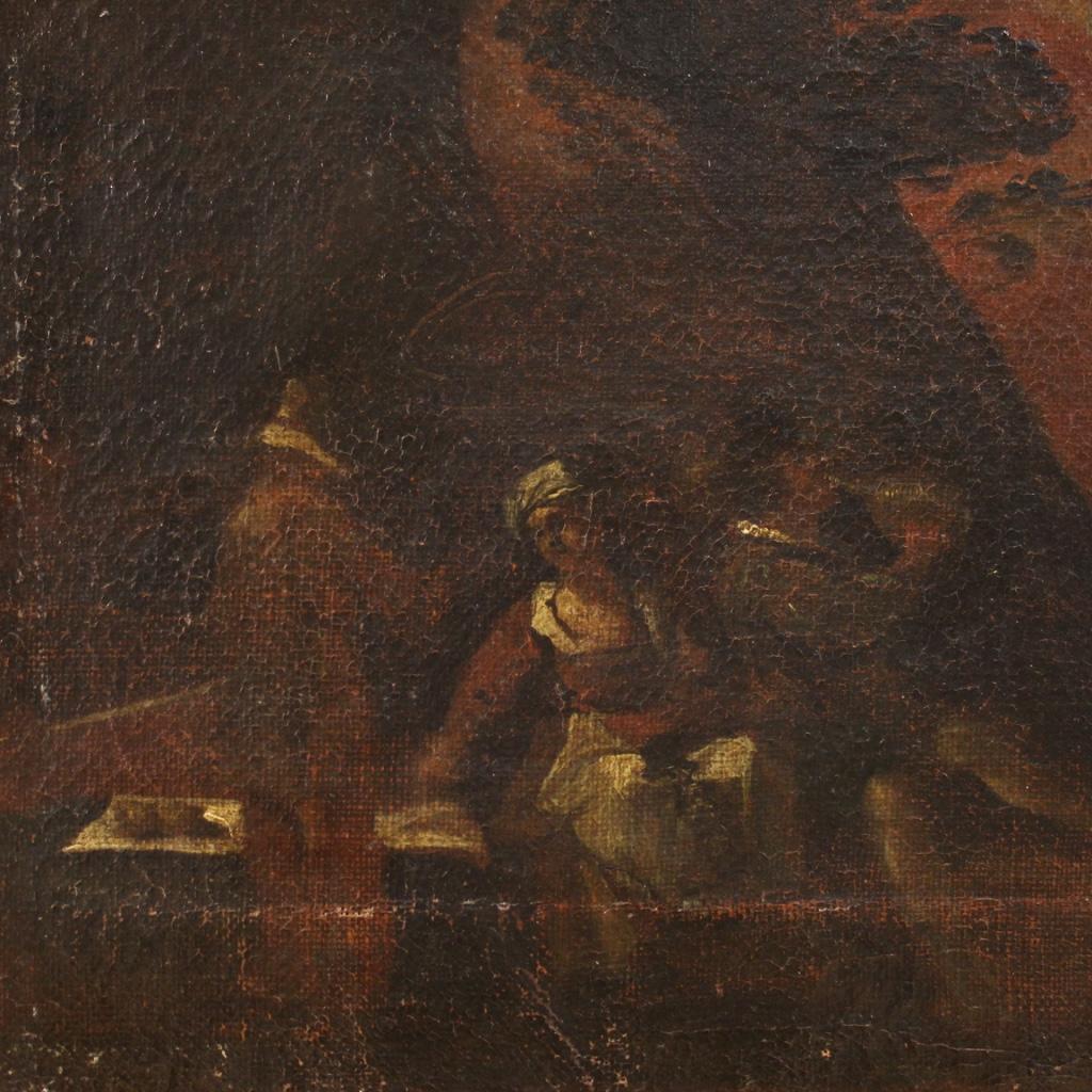 17th Century Oil on Canvas Italian Landscape Painting, 1760 in vendita 2