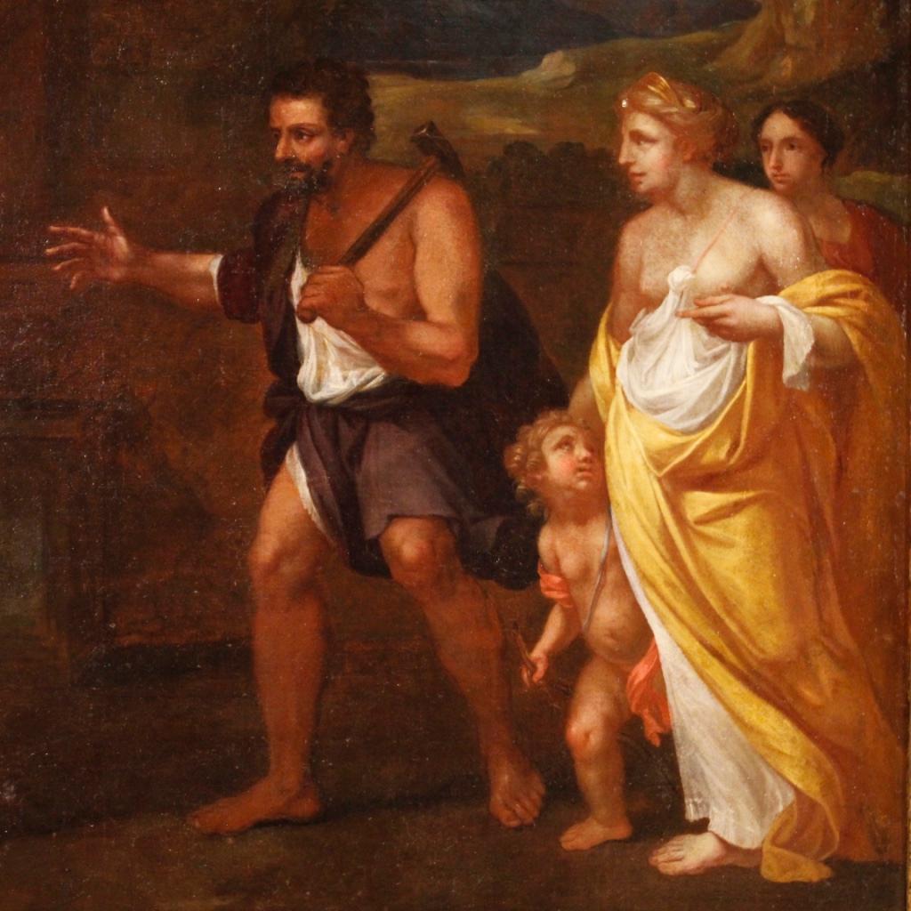 17th Century Oil on Canvas Italian Mythological Painting, 1670 1