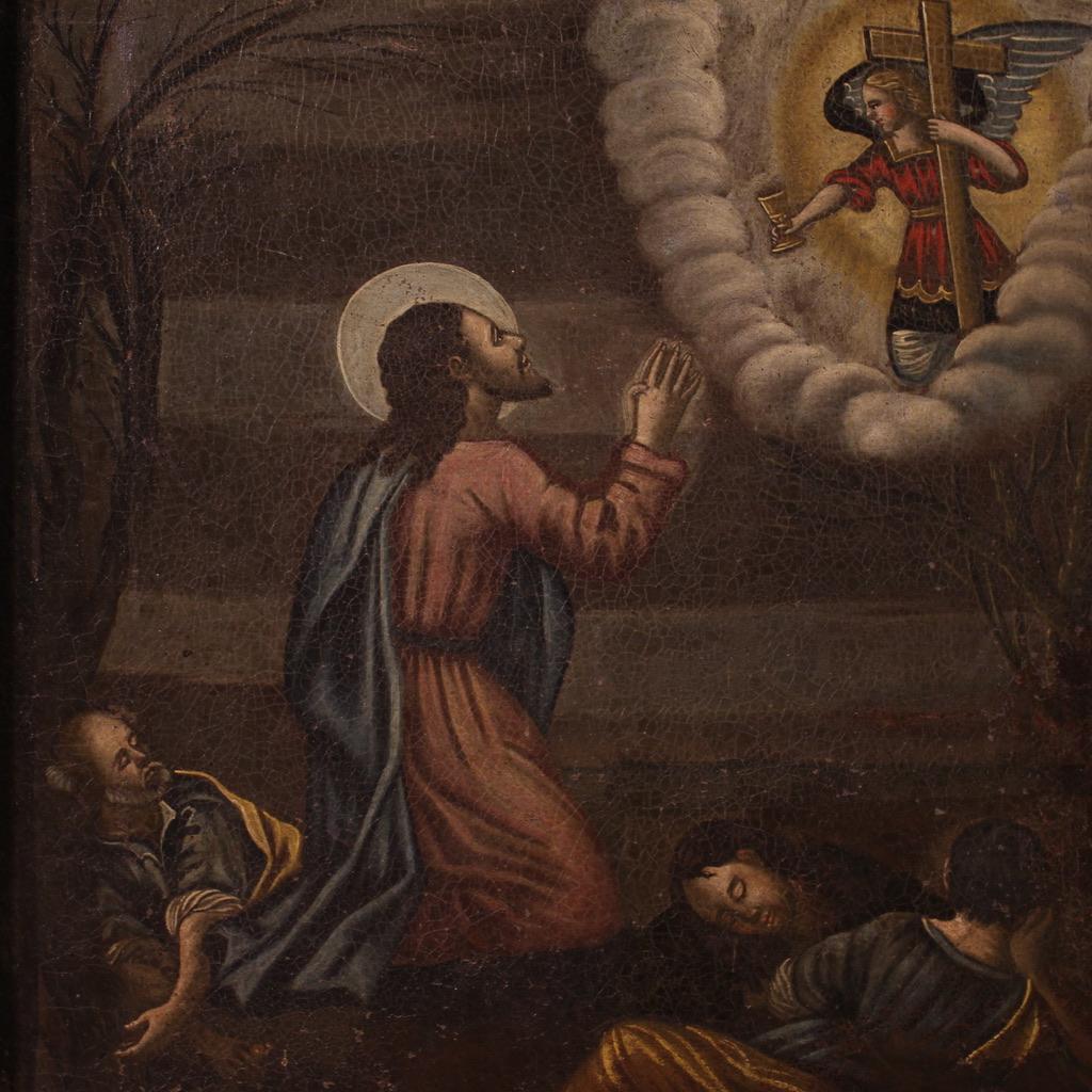 Late 17th Century 17th Century Oil on Canvas Italian Painting episodes from the life of Jesus