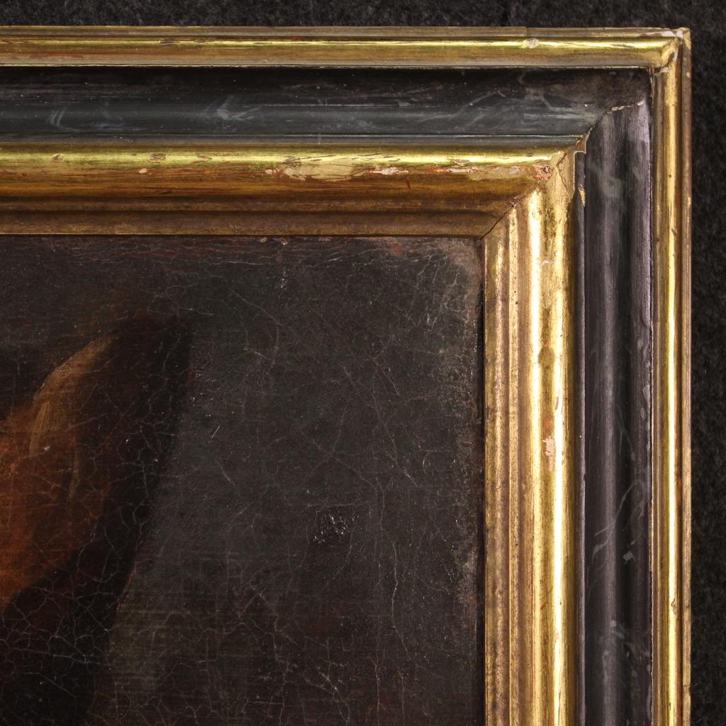 17. Jahrhundert Öl auf Leinwand Italienisches Gemälde Martyrium des Heiligen Bartholomäus 2