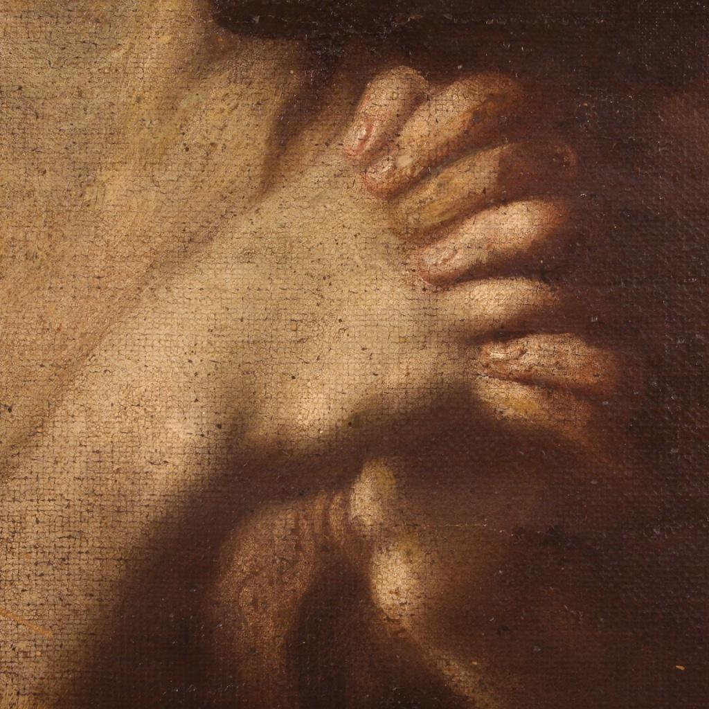 17. Jahrhundert Öl auf Leinwand Italienisch Religiöse Magdalena Malerei, 1680 im Angebot 6