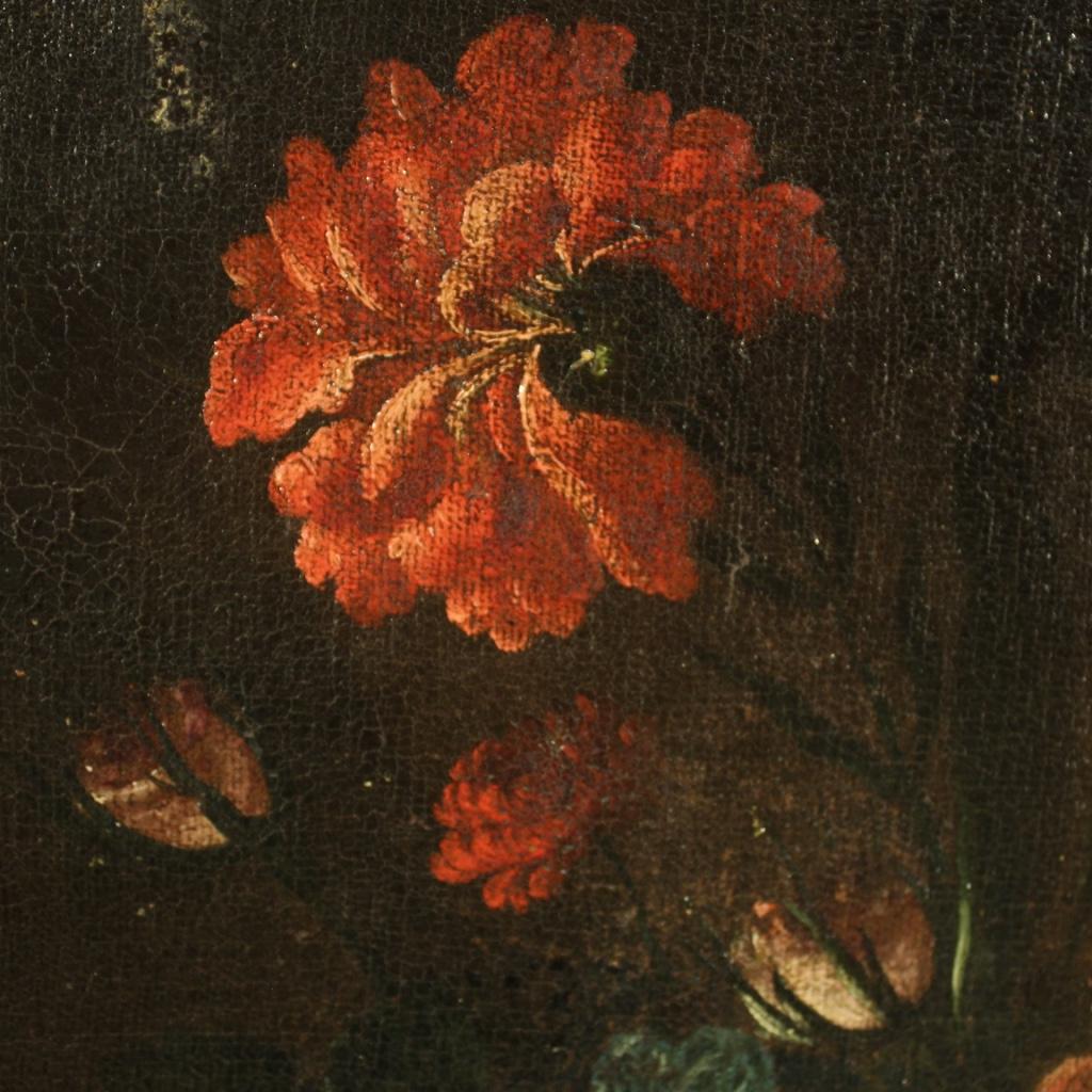 17th Century Oil on Canvas Italian Still Life Painting, 1650 5