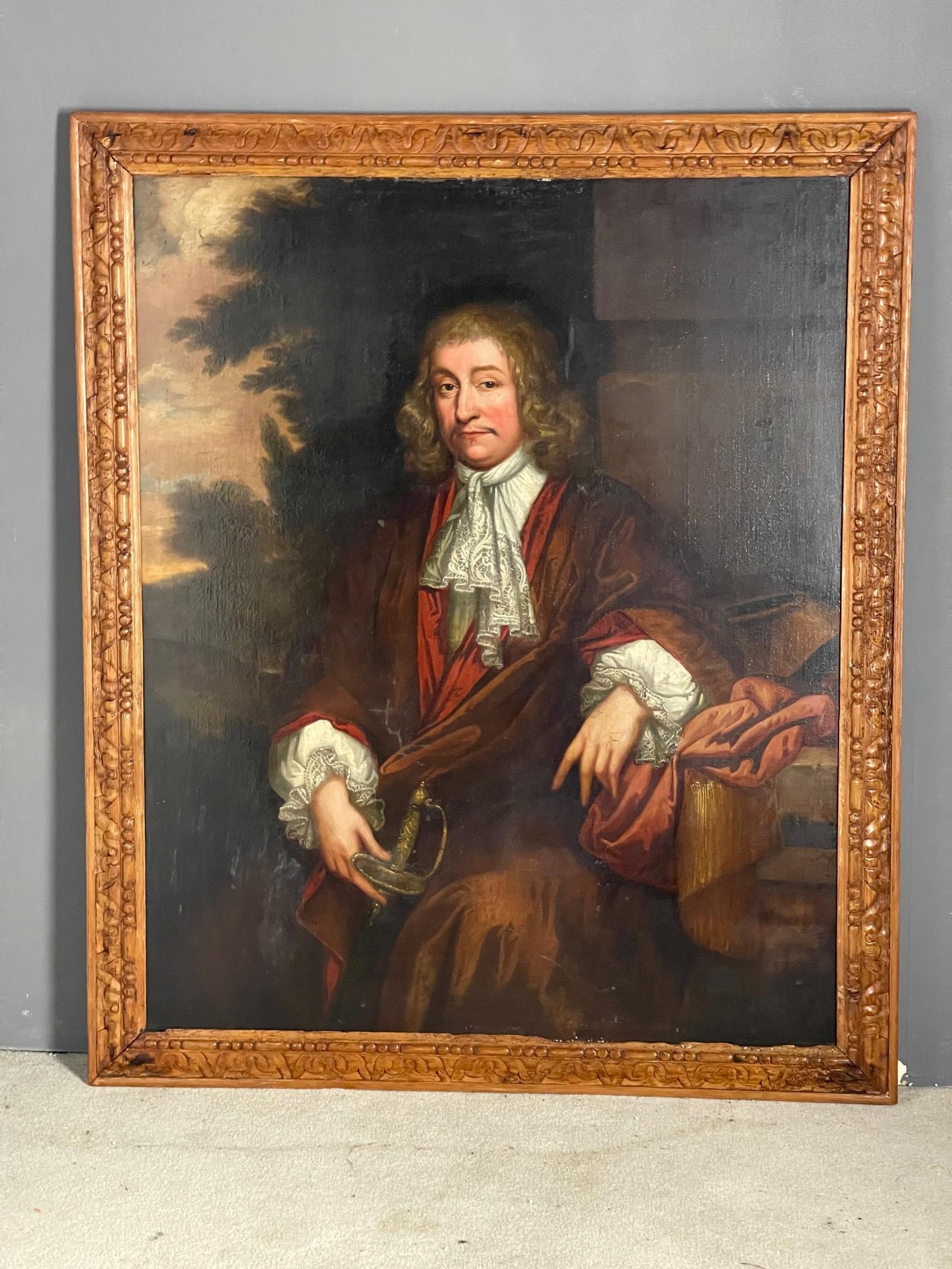 17th Century oil on canvas Josiah Childs attributed to John Riley

138 x 116cms In original frame