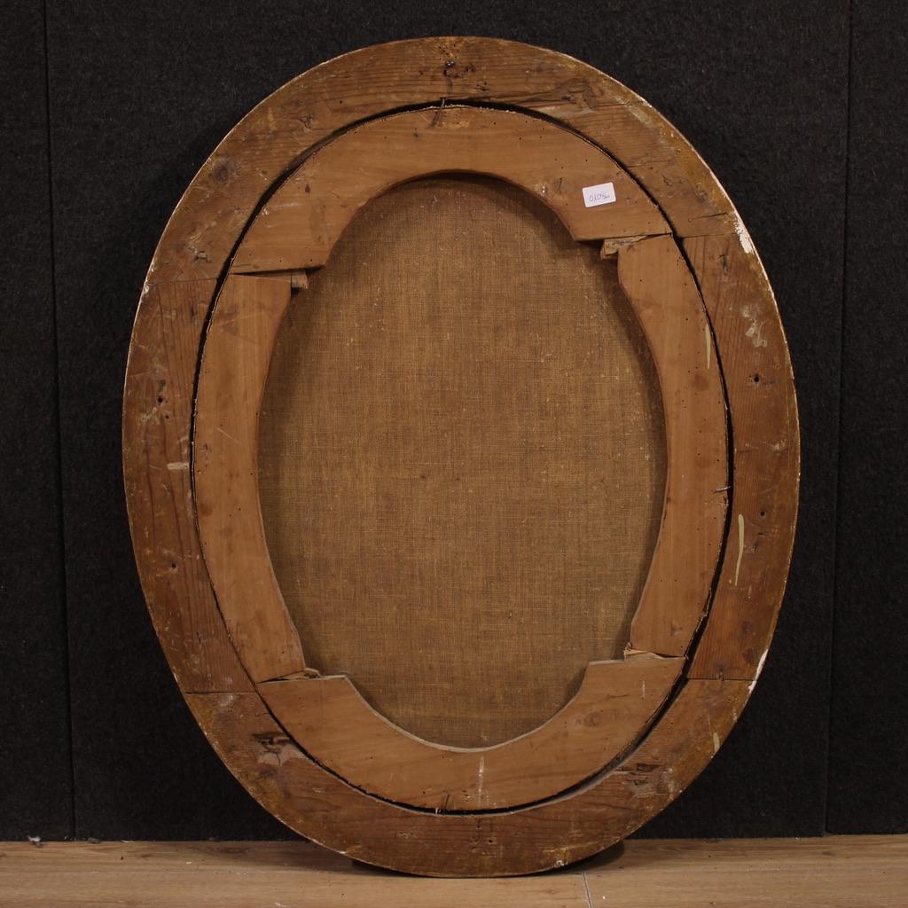 17. Jahrhundert Öl auf Leinwand Oval Italienisch religiöse Malerei Saint Lawrence, 1680 im Angebot 4