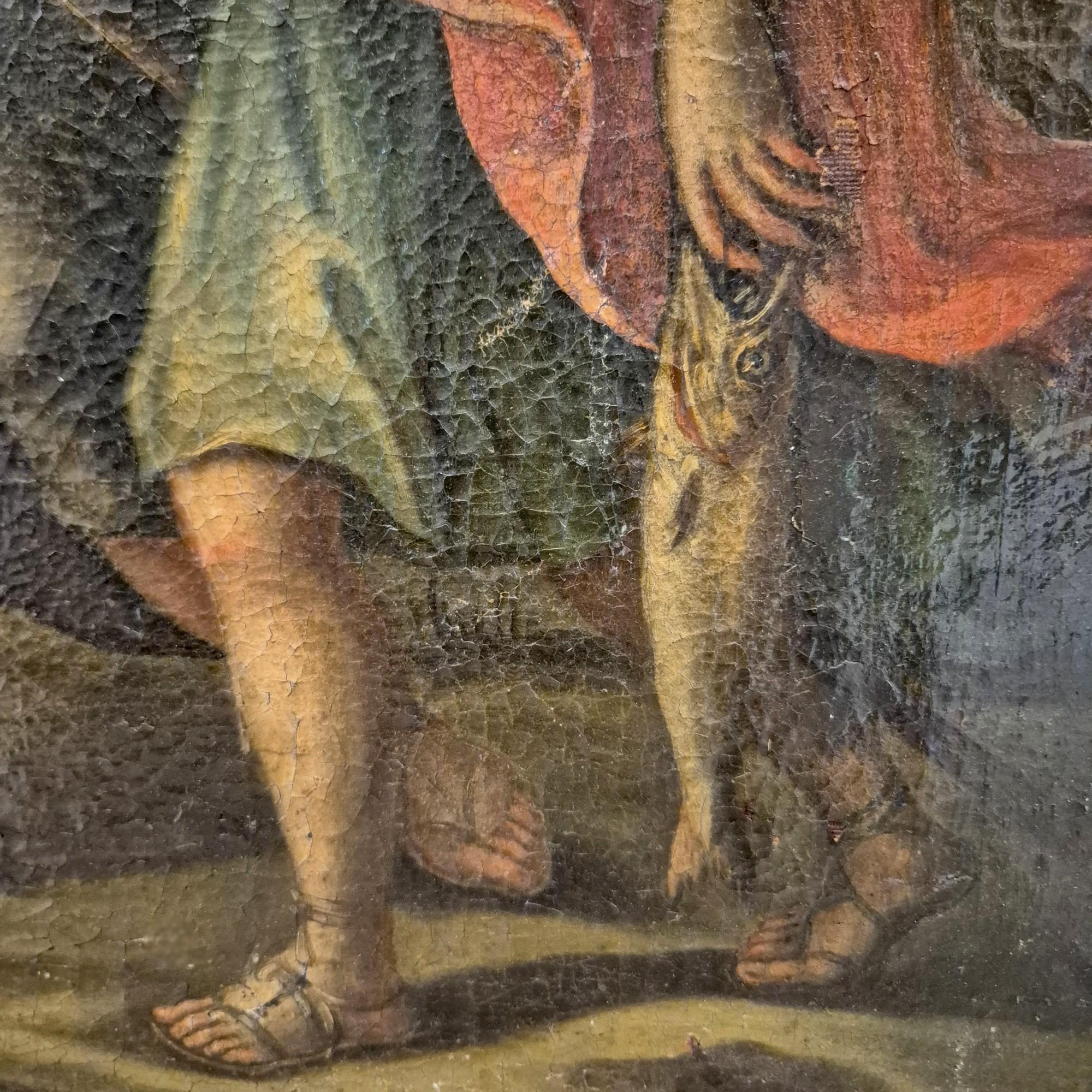 17th Century Oil-on-Canvas 