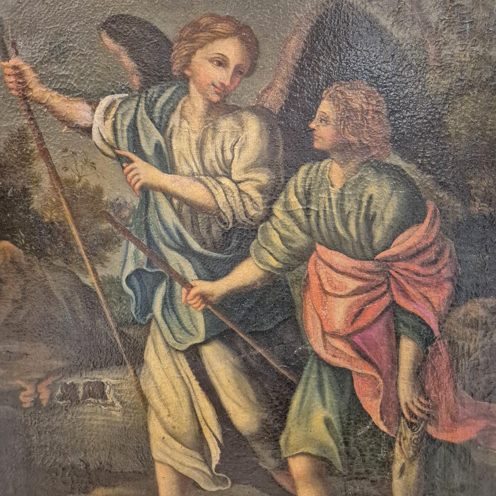 17th Century Oil-on-Canvas 