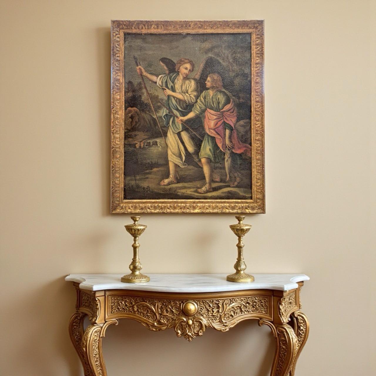 17th Century Oil-on-Canvas 