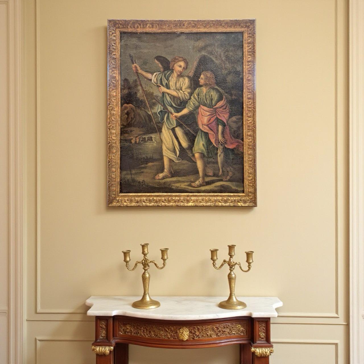 Italian 17th Century Oil-on-Canvas 