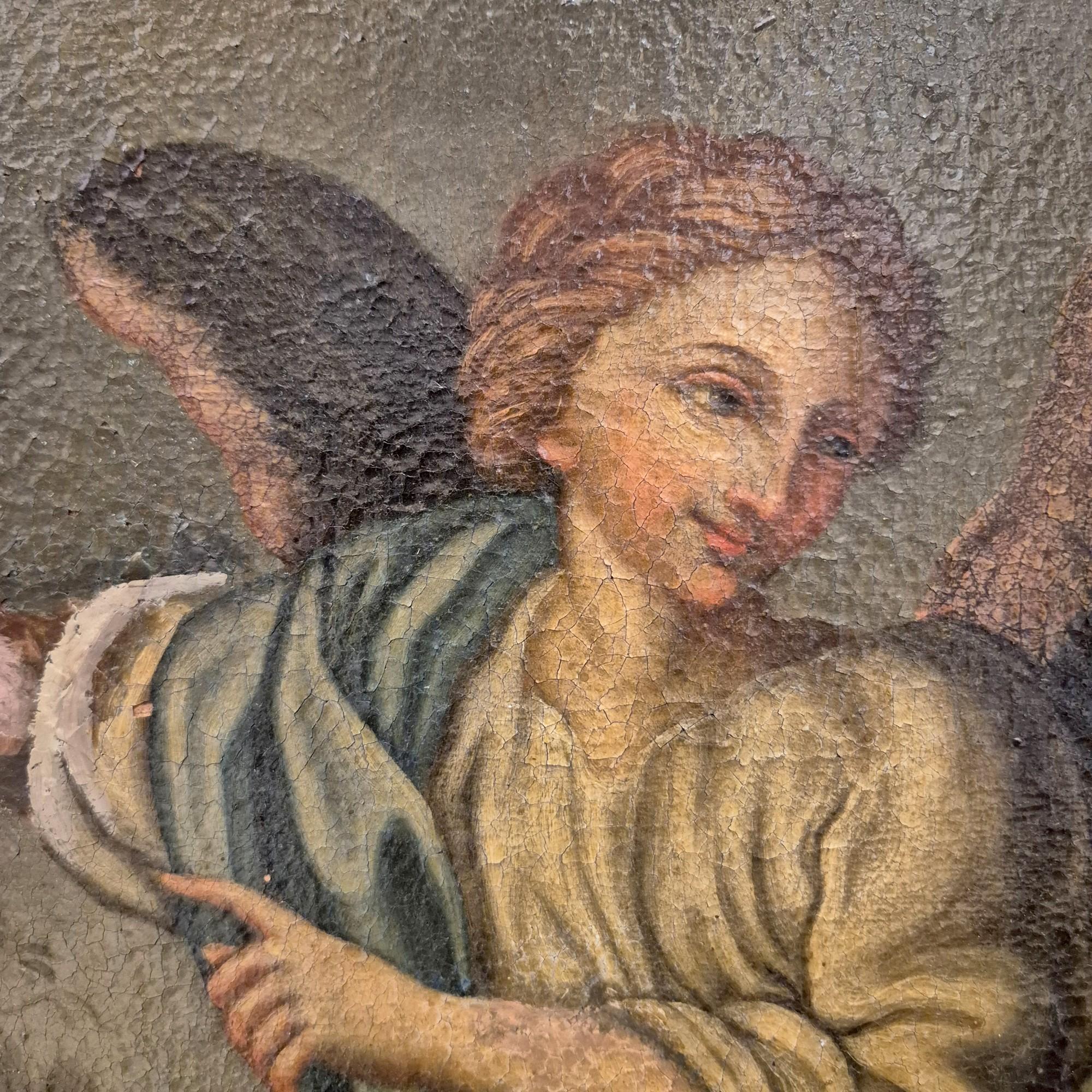 17th Century Oil-on-Canvas 