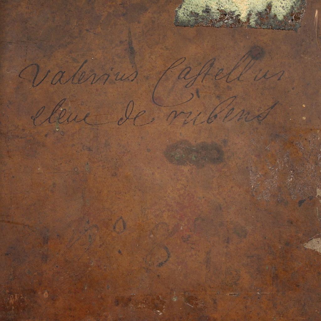 Siglo XVII Óleo sobre Cobre Pintura Flamenca Antigua Escena Mitológica, 1630 en venta 5