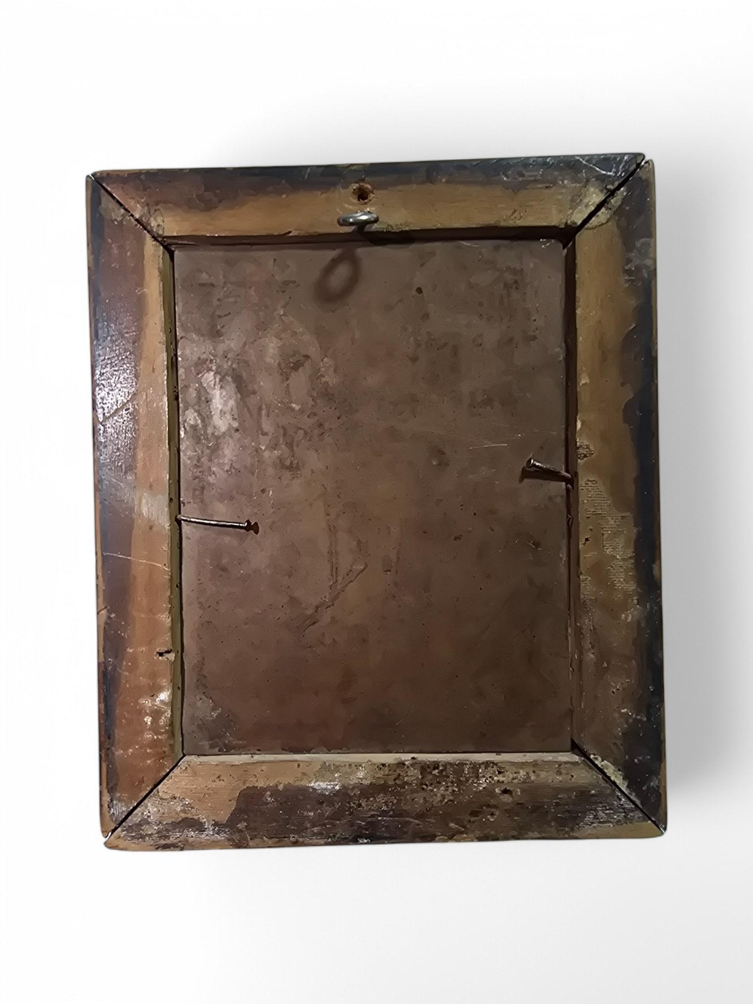 Exceptional oil painting on copper from the 17th century, depicting Saint Francis of Assisi in a moment of deep devotion. The artwork showcases fine detailing, characteristic of the period, with soft lighting and a masterful use of color to