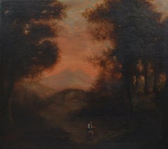 17th Century Oil Painting School of Claude Lorrain