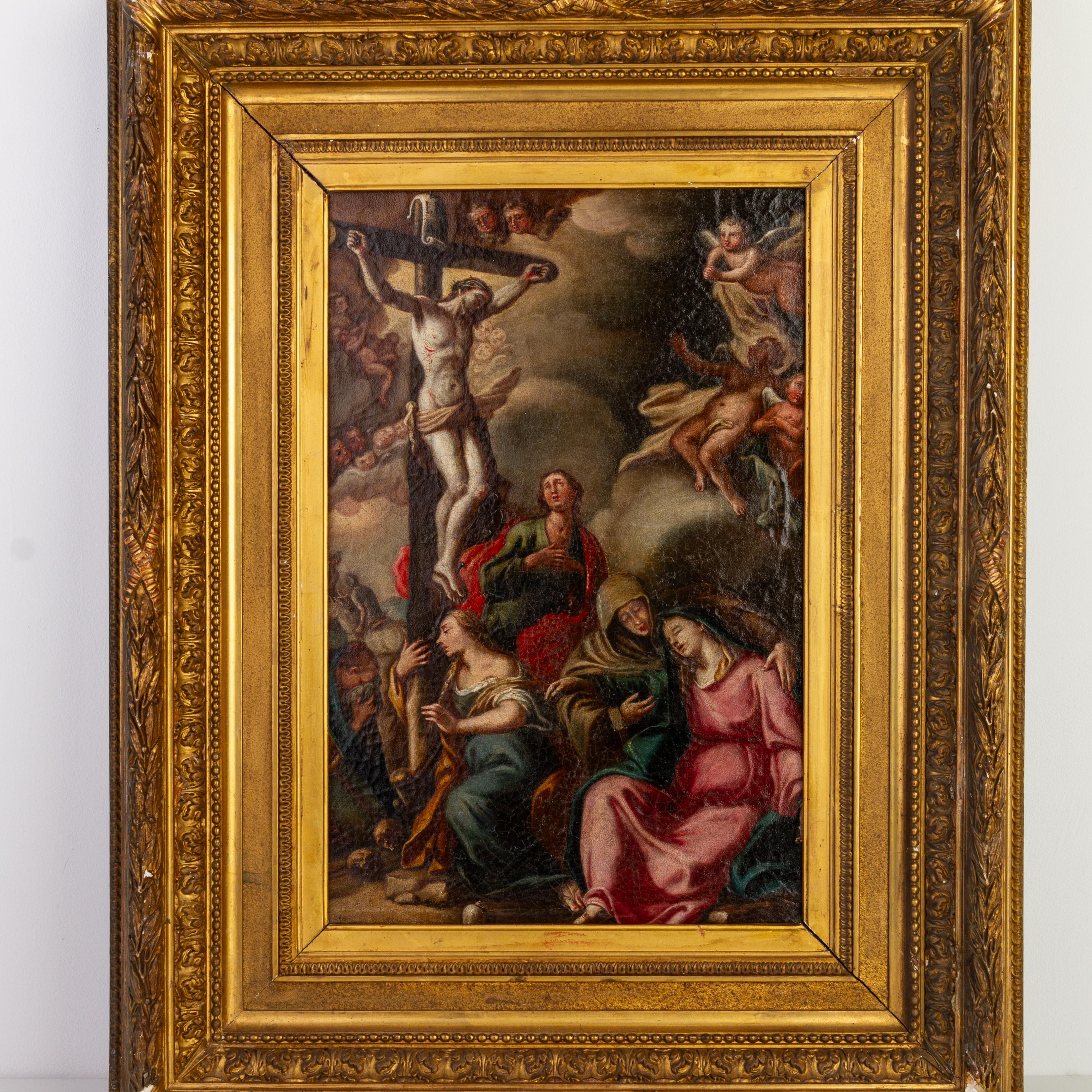 En buen estado
De una colección privada
Envío internacional gratuito
Crucifixión de Cristo, antiguo maestro del siglo XVII
