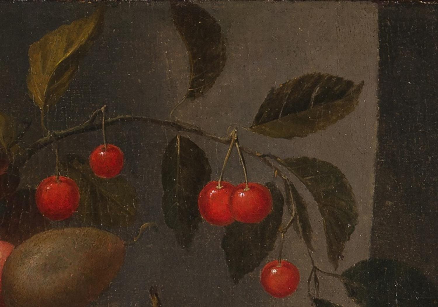 Oiled 17th Century Old Painting Still Life Dutch Style Oil on Canvas, 1600s For Sale