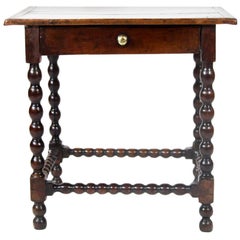 17th Century One-Drawer Fruitwood Table