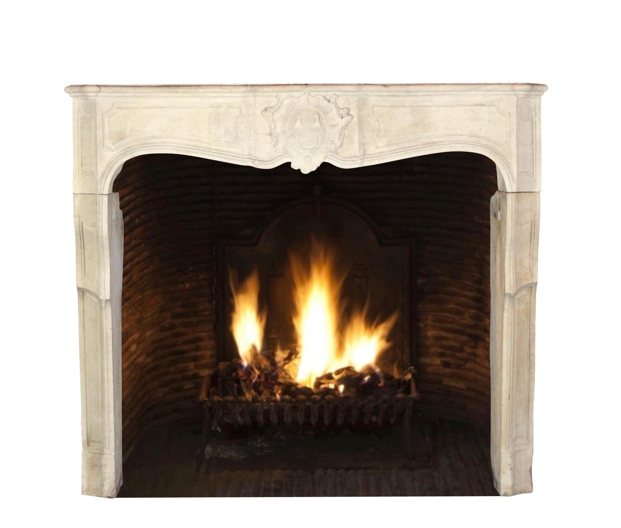 17th Century Original Antique Fireplace Mantel For Sale 8