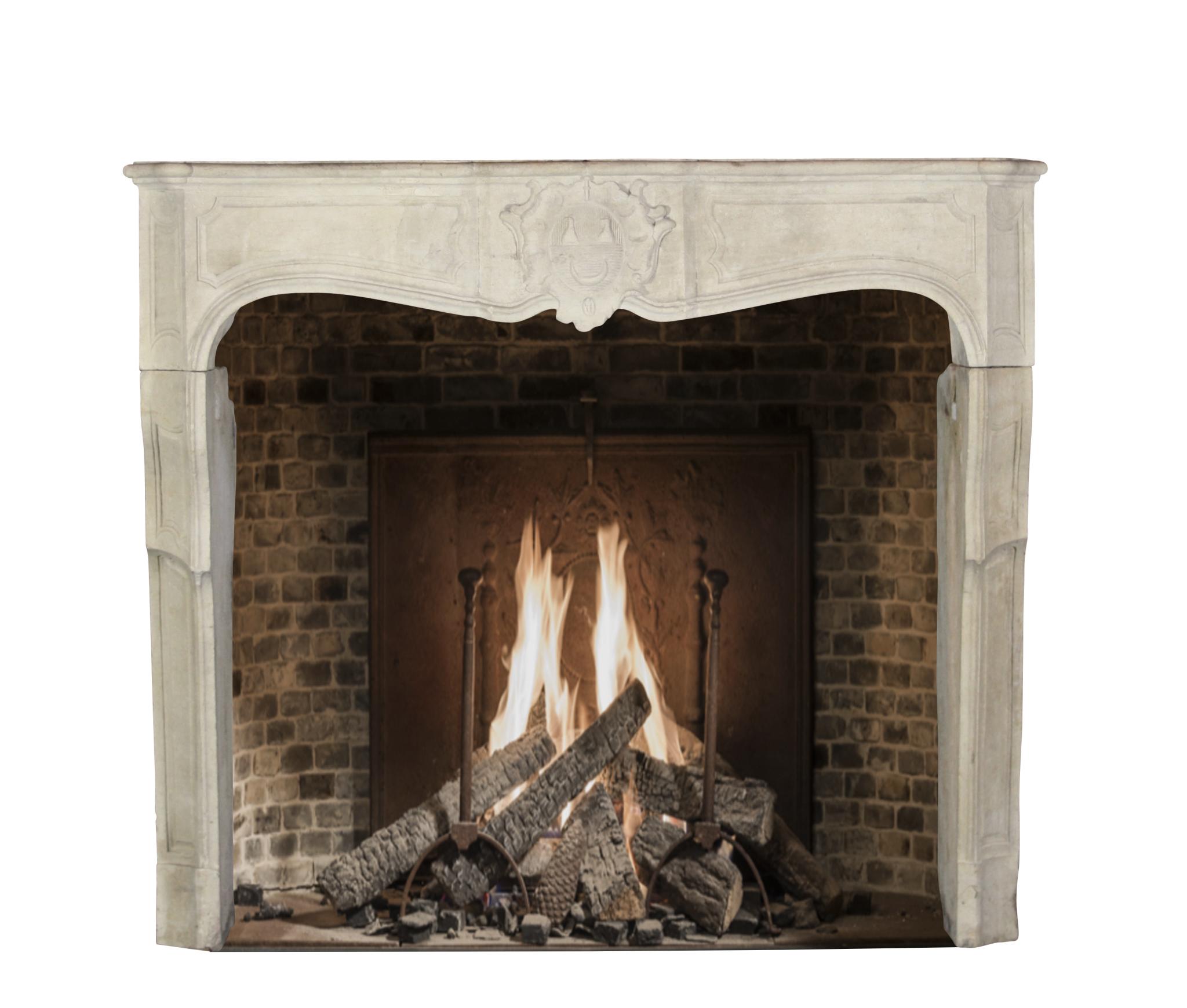 17th Century Original Antique Fireplace Mantel For Sale 7