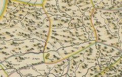 17th-Century Original Antique Map of Guangxi Province, China – Qvangsii by Blaeu