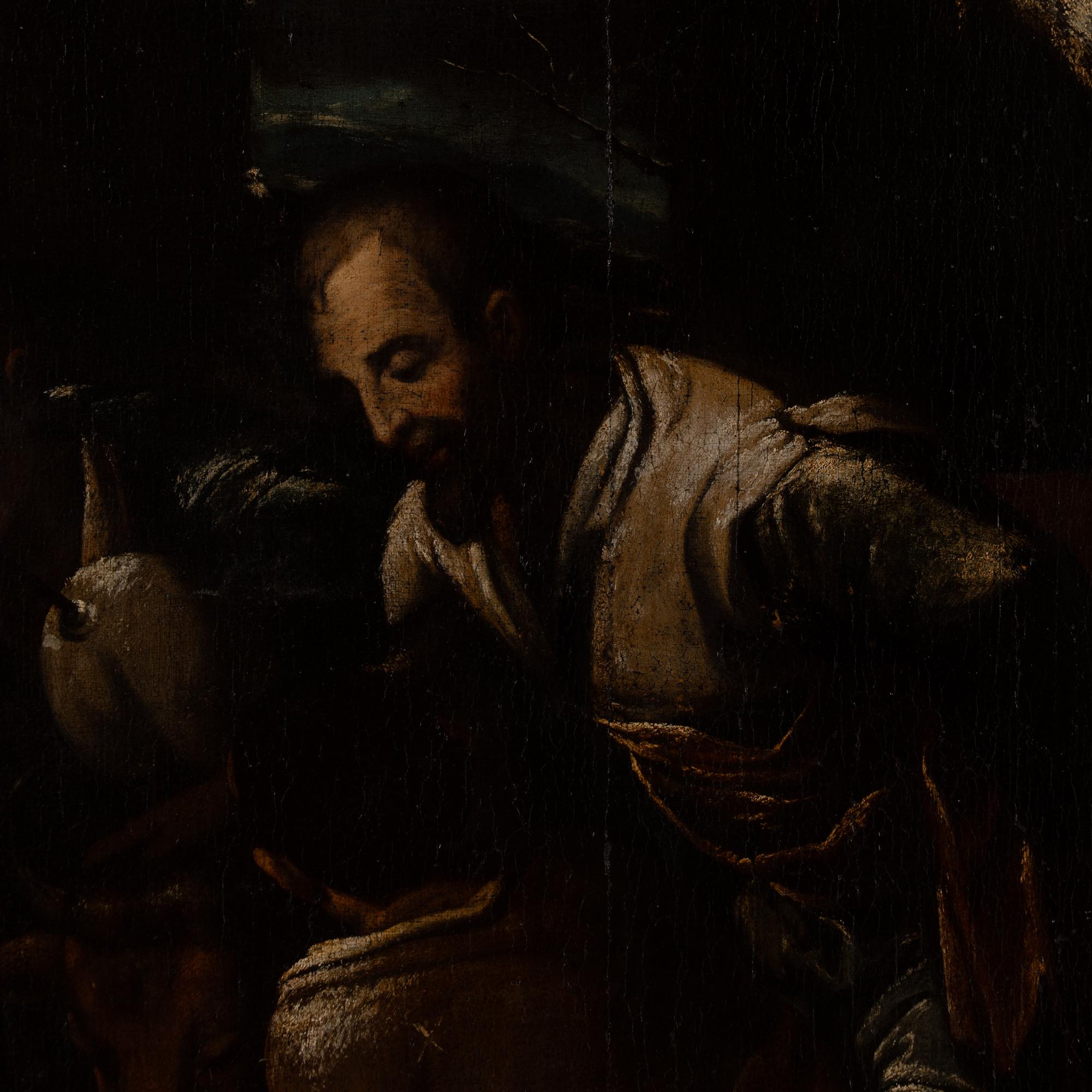 17th Century Original Oil on Canvas Painting of The Adoration of the Magi, Spain For Sale 1