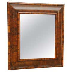 17th Century Oyster Veneered Cushion Mirror