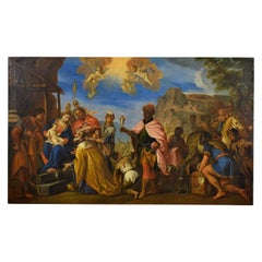 Used 17th Century Painting by Italian School, Adoration of the Magi