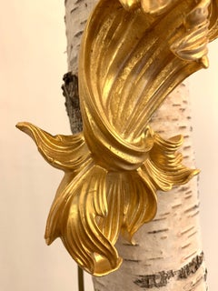 17th Century Style Pair of 6-Light Gilt Bronze Wall Lights