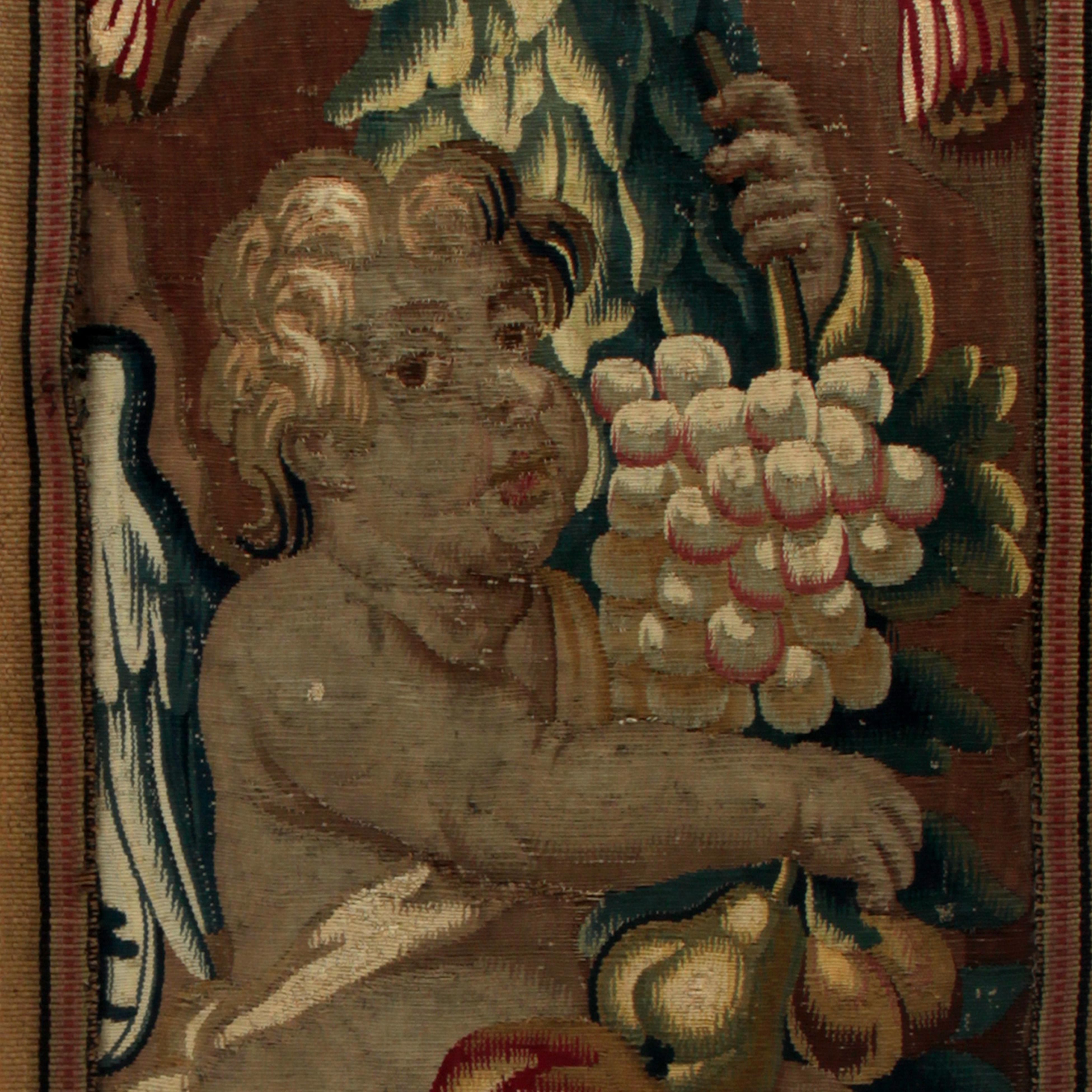 18th Century and Earlier 17th Century Pair of Brussels Tapestry