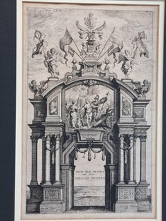 17th Century Pair of Etchings by Theodoor Van Thunlden from Rubens, Antwerp 1642
