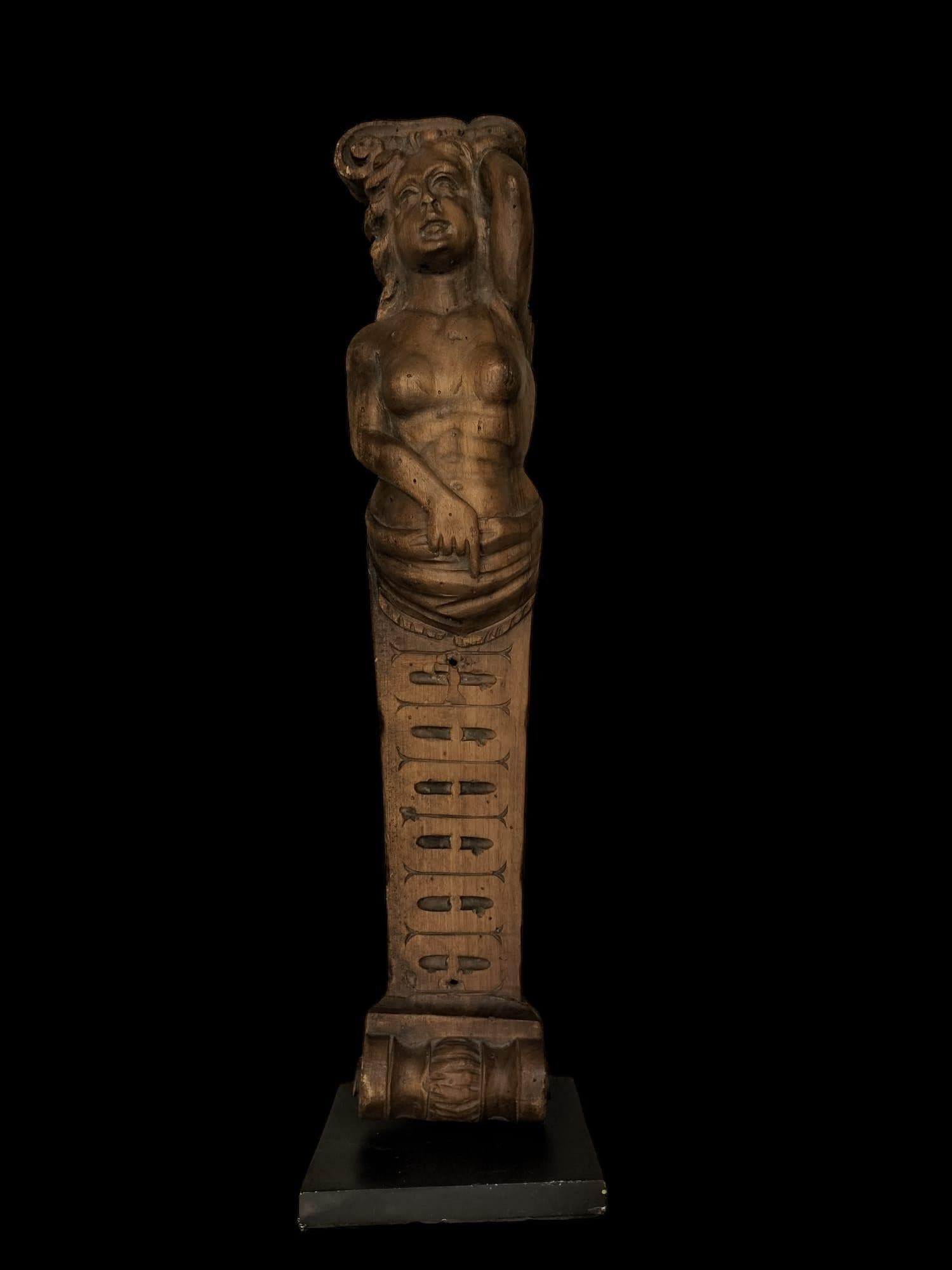 17. Jahrhundert Paar französische Karyatiden in Wood im Angebot 1