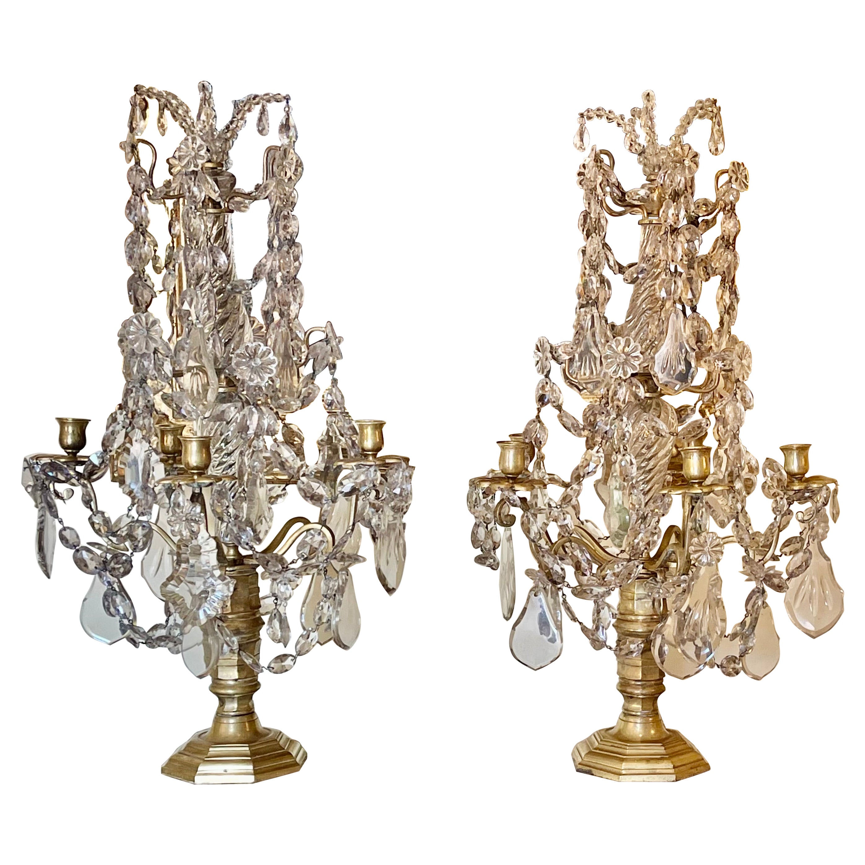 17th Century, Pair of Louis XIV Girandoles