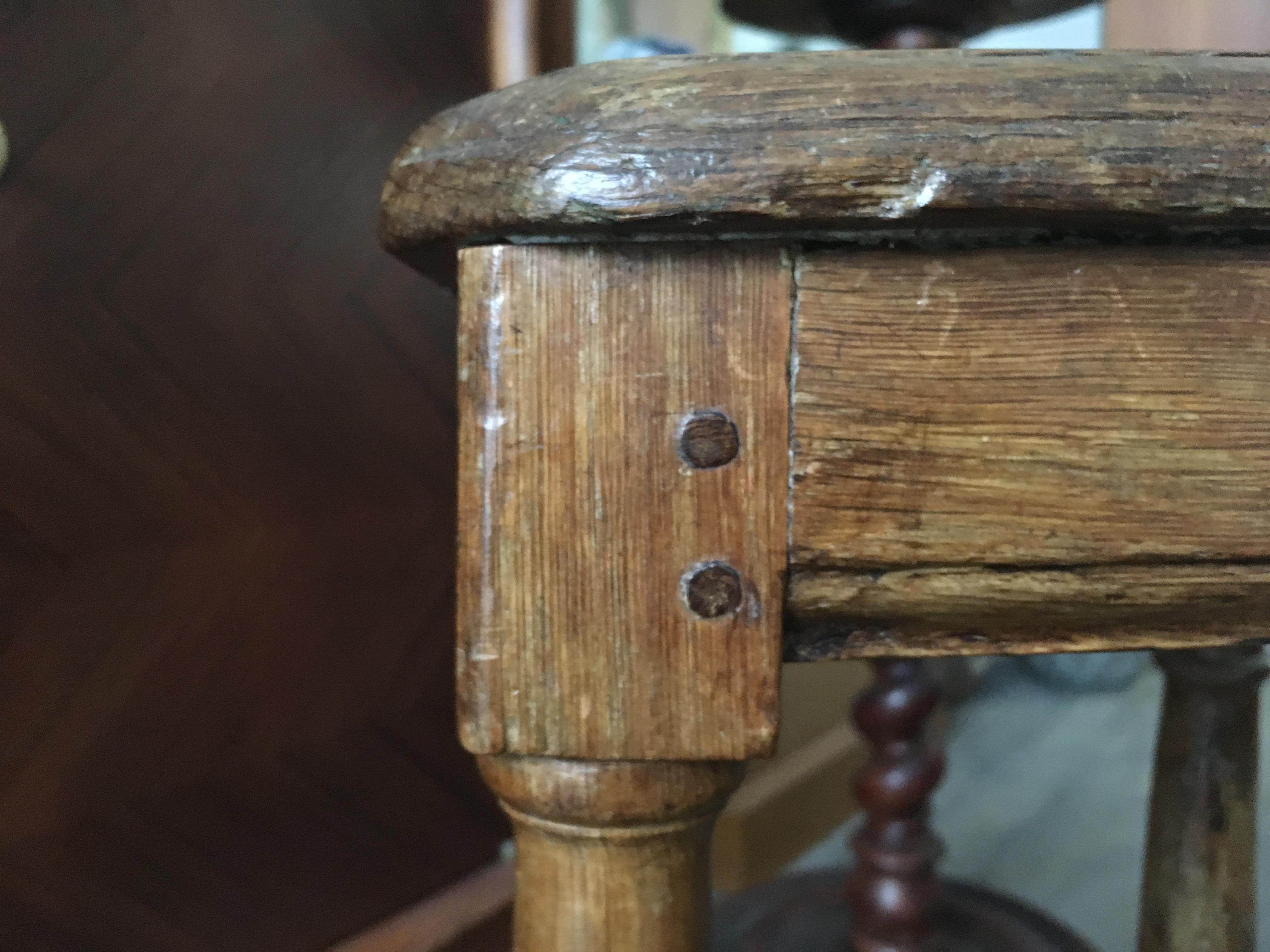 French 17th Century Pair of Oak Stools